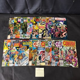 Marvel Comics Conan & Micronauts Bronze Age Lot
