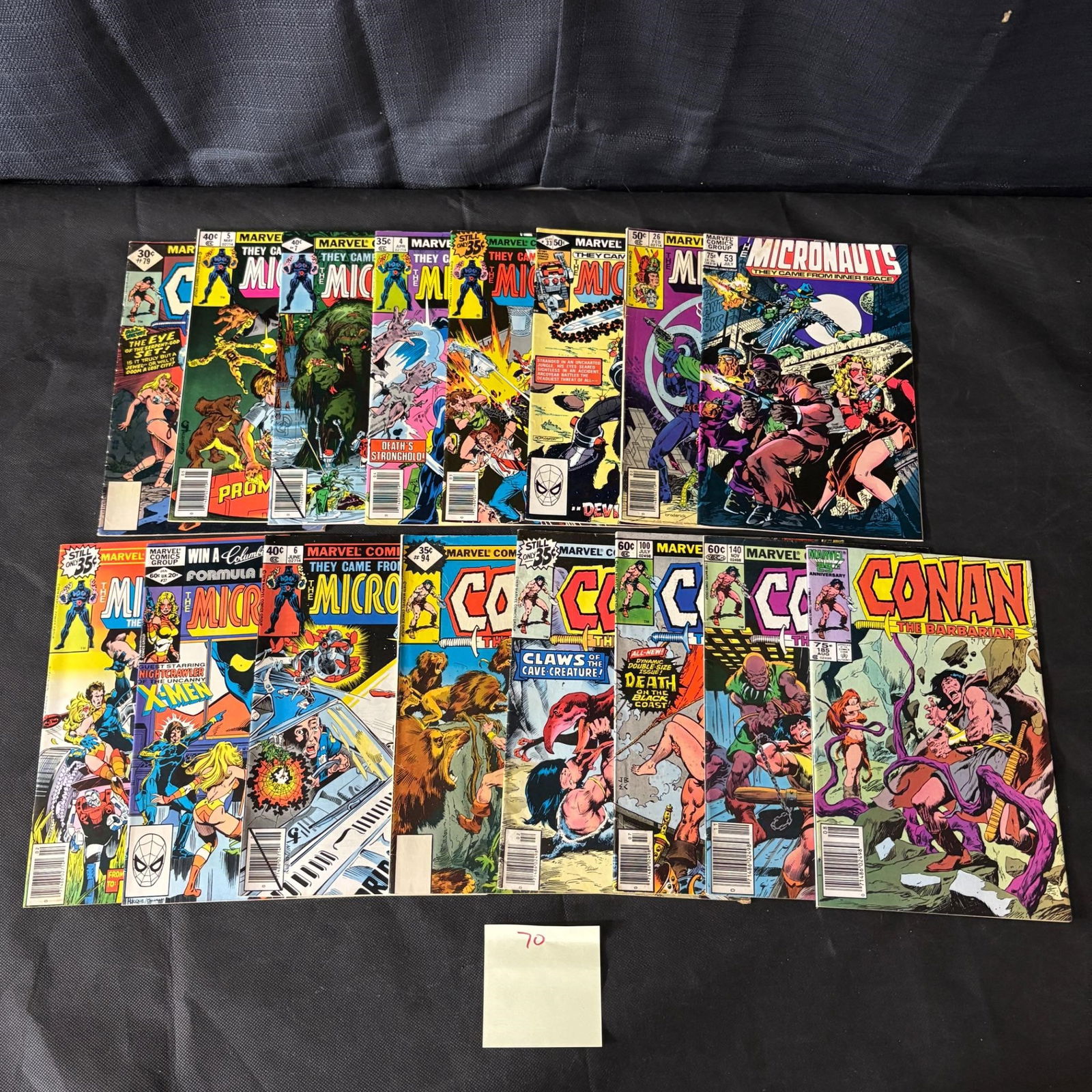Marvel Comics Conan & Micronauts Bronze Age Lot (1 of 1)