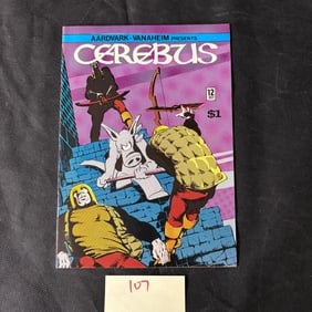 Cerebus 12 Signed by Dave Sims on Splash Page