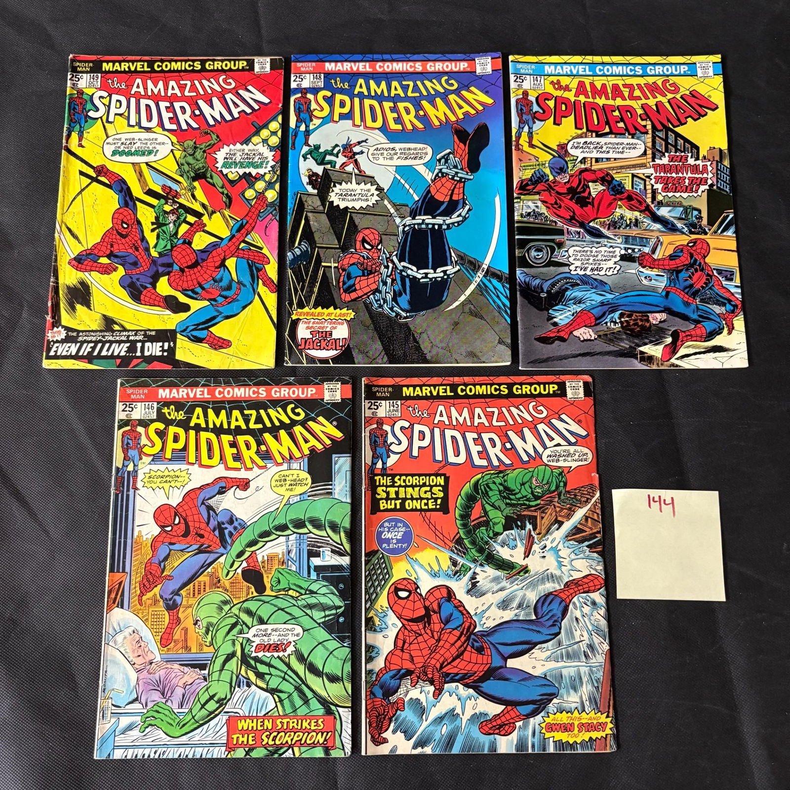 Amazing Spider-man 145-149 Bronze Age Comics (1 of 2)