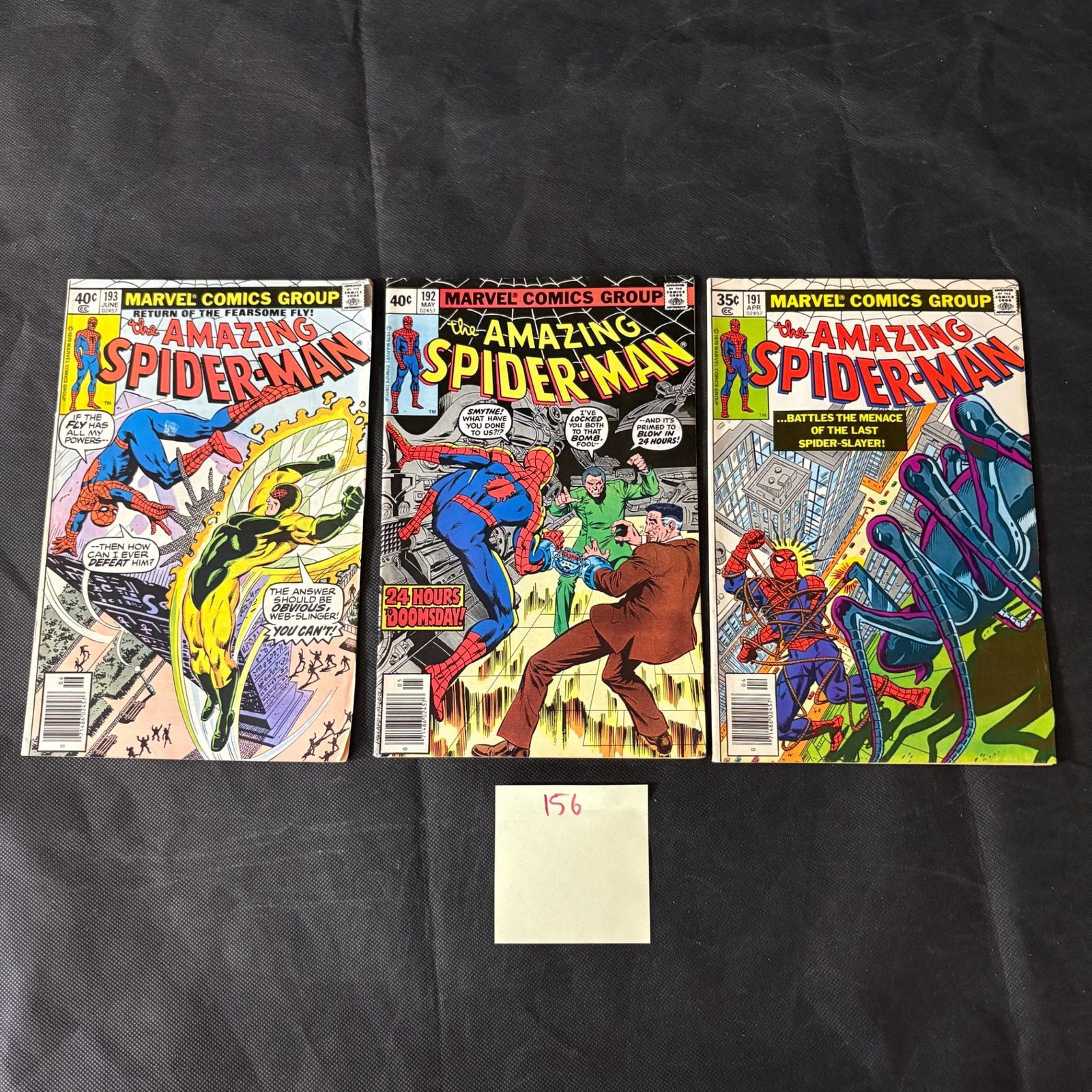 Marvel Comics Amazing Spider-man 191-193 Comics: We ship in-house! We ship internationally. We also offer pick up and we offer a discount for cash payments. Please look at pictures carefully to determine what you believe are the condition of each lo