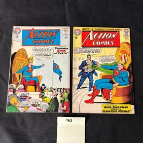 Action Comics 311 & 312 Silver Age Comic Books