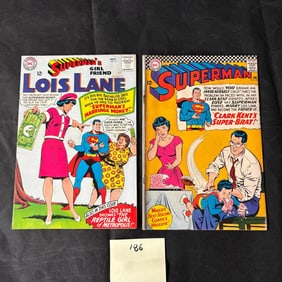 Lois Lane & Superman DC Silver Age Comic Books