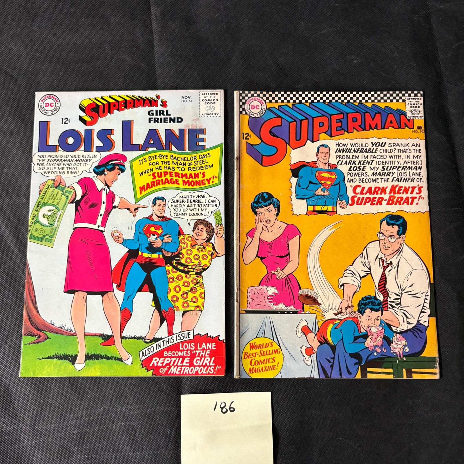 Lois Lane & Superman DC Silver Age Comic Books (1 of 2)