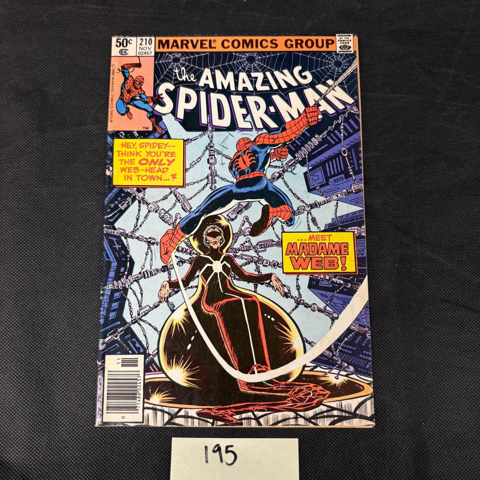 Amazing Spider-man 210 1st App Madam Web Comic: We ship in-house! We ship internationally. We also offer pick up and we offer a discount for cash payments. Please look at pictures carefully to determine what you believe are the condition of each lo