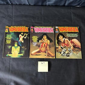 Vampirella 51, 52, & 53 Warren Bronze Age Horror