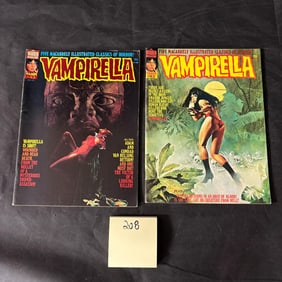 Vampirella 42 & 43 Warren Bronze Age Horror Mags