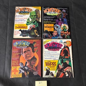 Monster Fantasy Bronze Age Horror Magazines w/#1