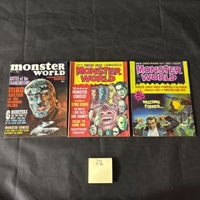 Monster World #1 + Silver Age Magazine Lot