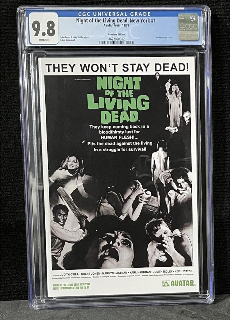 Night of the Living Dead 1 CGC 9.8 Comic Book (1 of 1)
