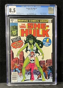 Savage She-Hulk 1 1st App Key Comic CGC 8.5