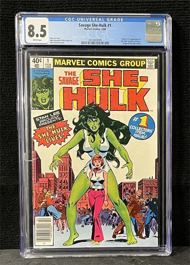 Savage She-Hulk 1 1st App Key Comic CGC 8.5 (1 of 1)