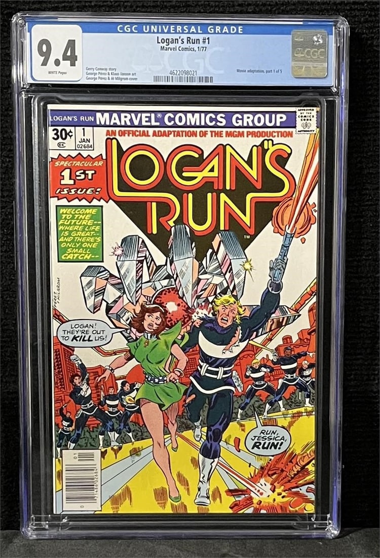 Logan's Run 1 Marvel Bronze Age CGC 9.4 (1 of 1)