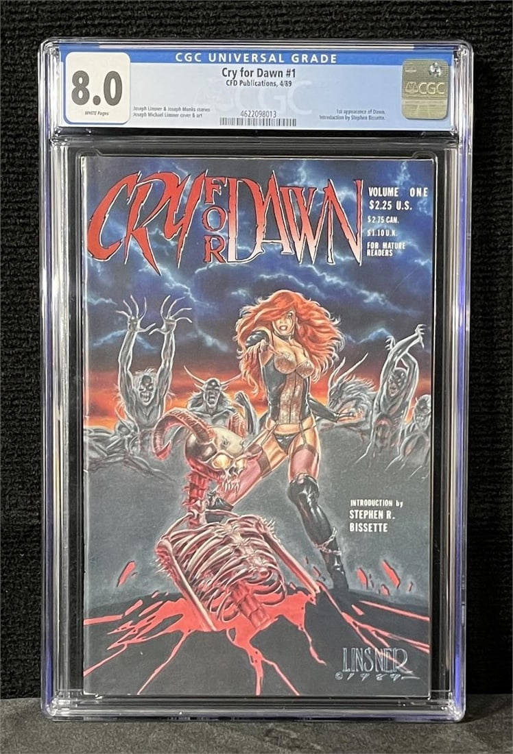 Cry for Dawn 1 1st Print 1st Dawn CGC 8.0 Comic (1 of 1)