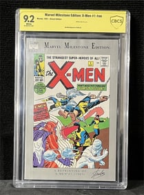 Stan Lee Signed Marvel MS X-men #1 CBCS 9.2