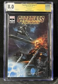 Lucio Parillo Signed Guardians Comic CGC/JSA 8.0