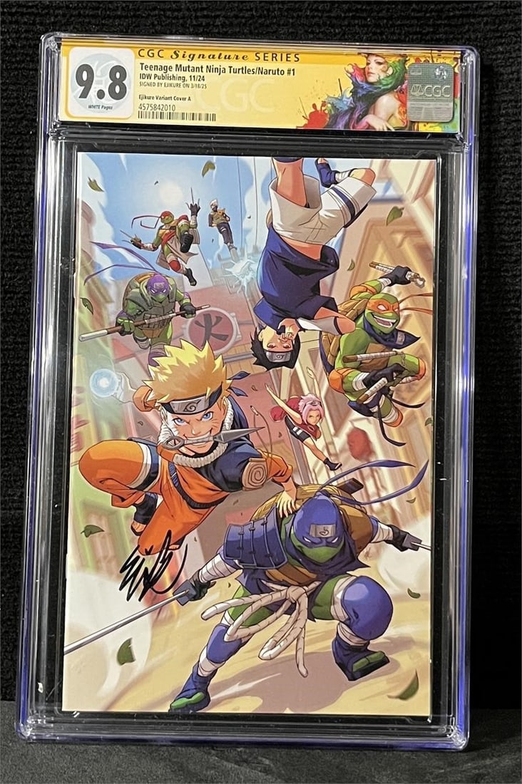TMNT/Naruto Ejikure Signed Comic CGC SS 9.8 (1 of 1)