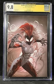Signed Li Virgin Variant Death of Venom CGC SS 9.8