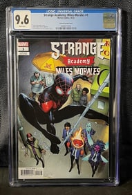 Strange Academy Miles Morales 1 Variant CGC 9.6