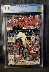 Amazing Spider-man 318 Todd McFarlane Art CGC 8.5