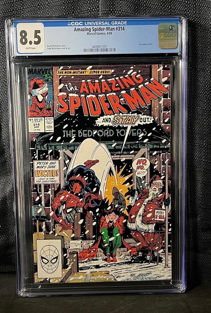 Amazing Spider-man 318 Todd McFarlane Art CGC 8.5 (1 of 1)