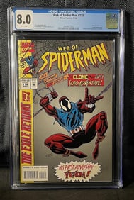 Web of Spider-man 118 1st Solo Clone Story CGC 8.0