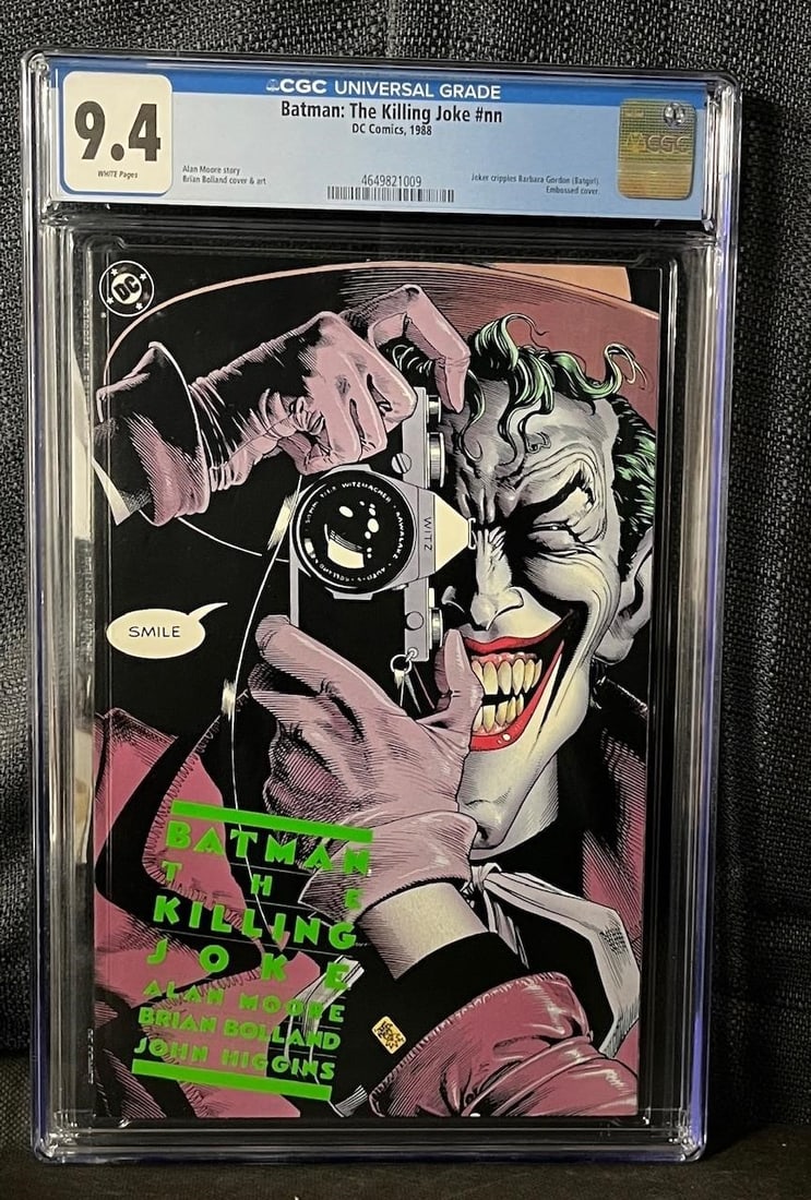 Batman the Killing Joke 1st Print CGC 9.4 (1 of 1)