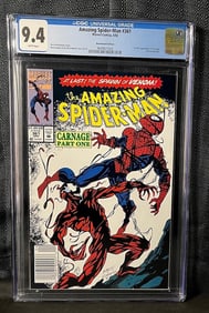 Amazing Spider-man 361 Newsstand 1st Carnage CGC