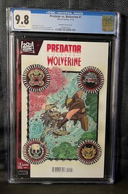 Predator vs Wolverine Peach Momoko Variant CGC 9.8