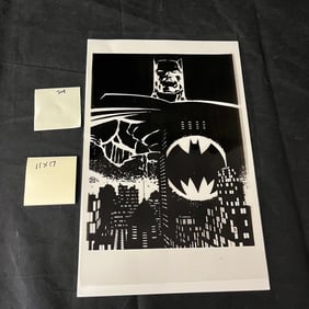 Batman B/W Printing Proof