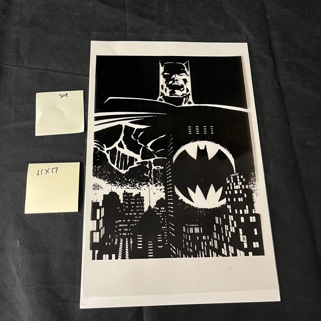 Batman B/W Printing Proof (1 of 2)
