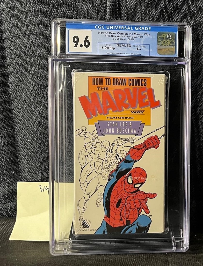How to Draw Comics Sealed VHS CGC 9.6 (1 of 1)