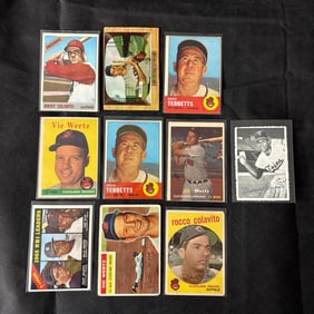1950s and 60s Baseball Cards, Vic Wetz