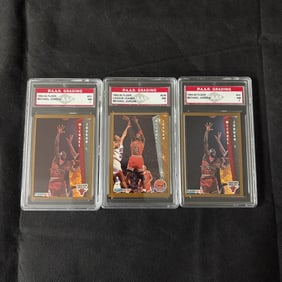Graded Fleer Michael Jordan Basketball Cards