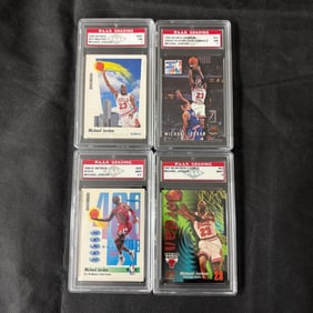 Graded Michael Jordan Basketball Card Lot Skybox