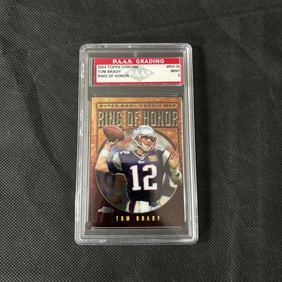 PAAS 9 Tom Brady Ring of Honor 2004 Topps
