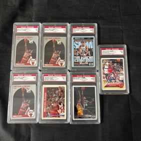Graded Basketball Card Lot, Michael Jordan +
