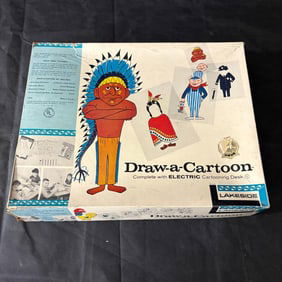 Lakeside Draw-a-Cartoon Electric Desk Toy