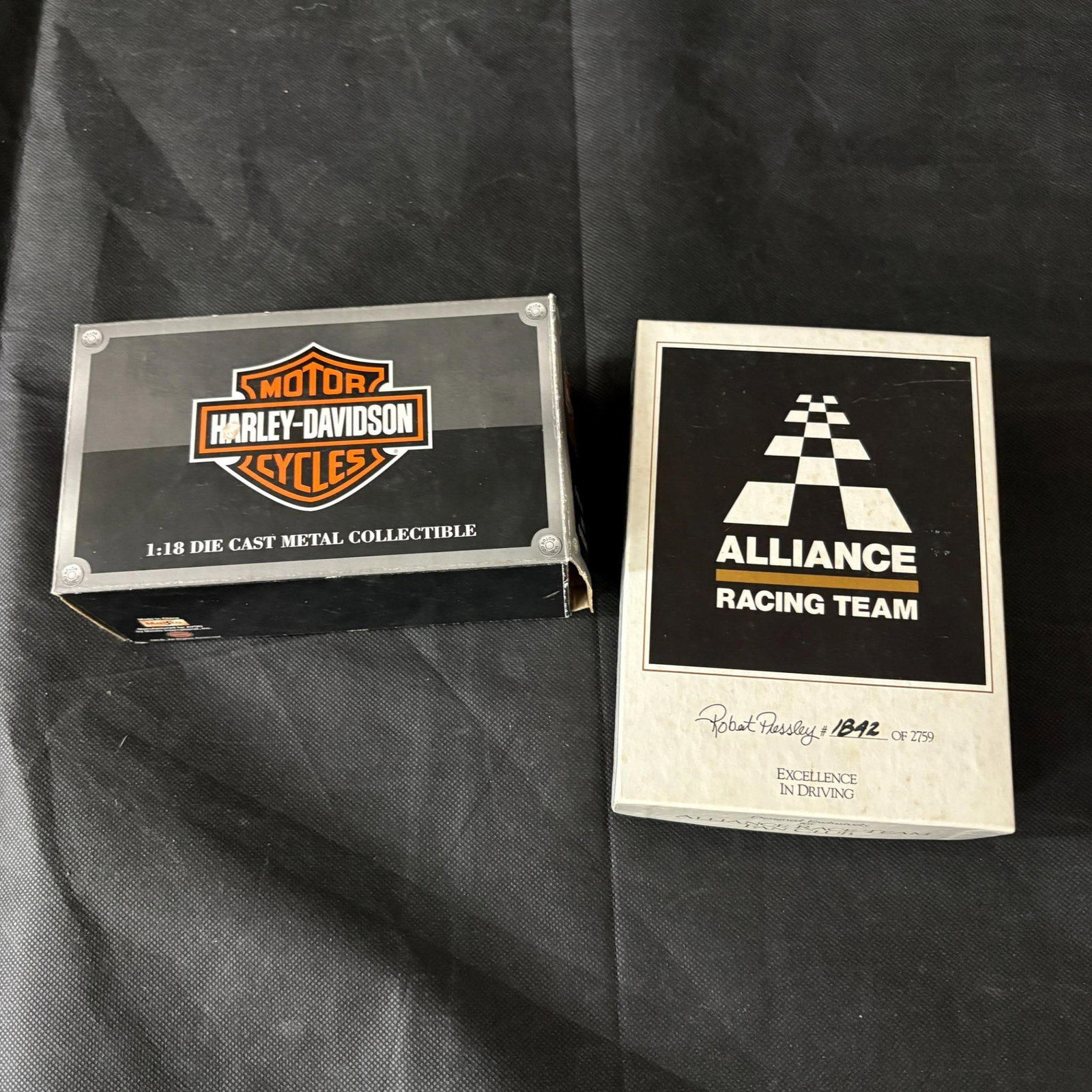 Harley and Alliance Racing Lim Ed: We ship in-house! We ship internationally. We also offer pick up and we offer a discount for cash payments. Please look at pictures carefully to determine what you believe are the condition of each lo