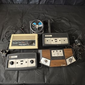 Vintage Video Game Console Lot, Atari Pinball +