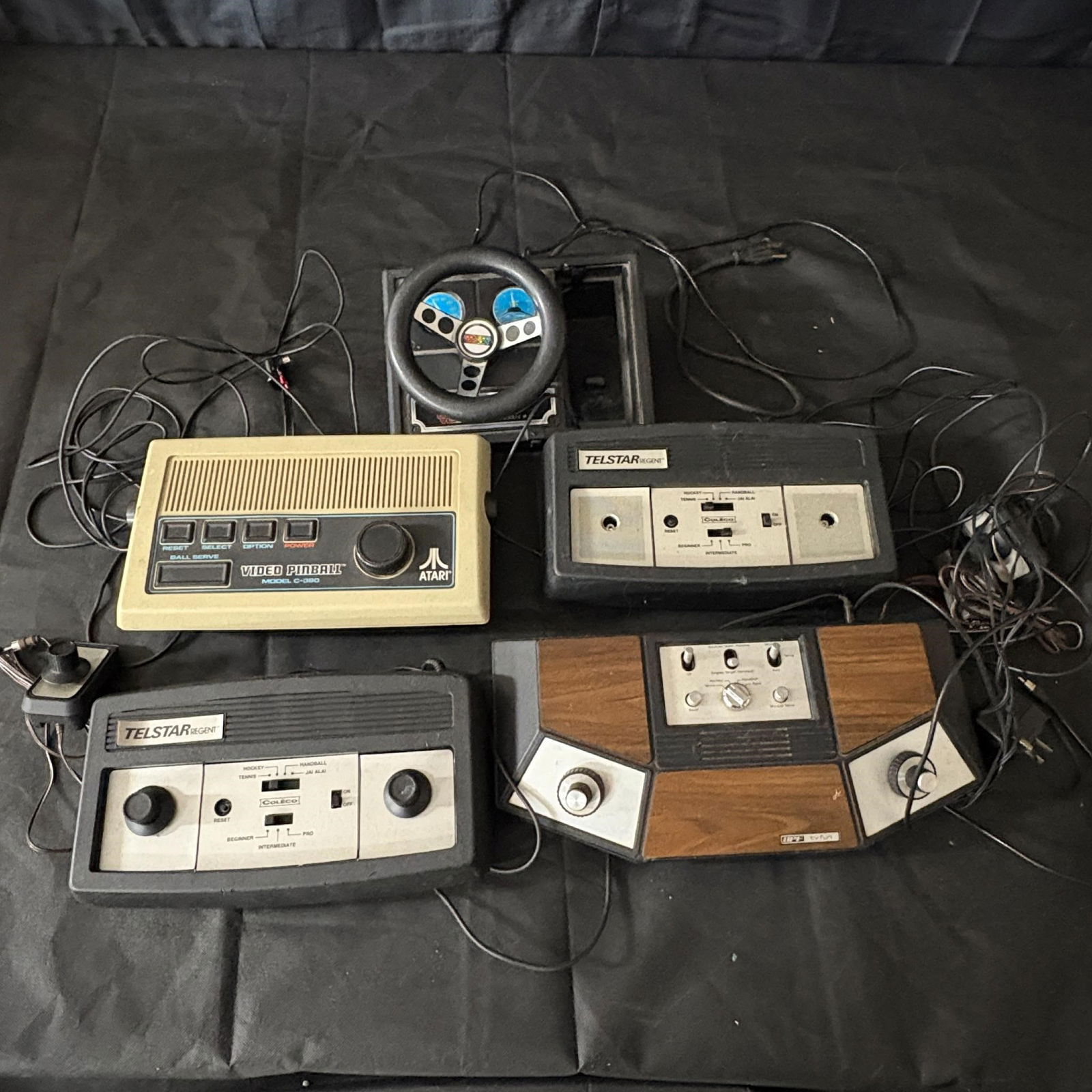 Vintage Video Game Console Lot, Atari Pinball + (1 of 9)