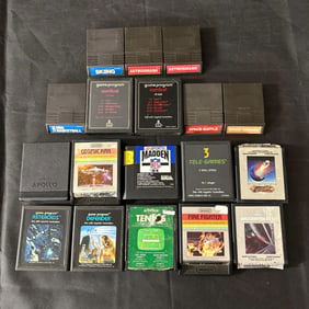 Lot of Vintage Video Games, Atari +