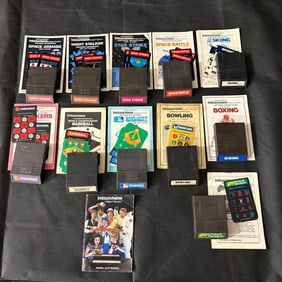 Lot of Intellivision Video Games w/ Manuals