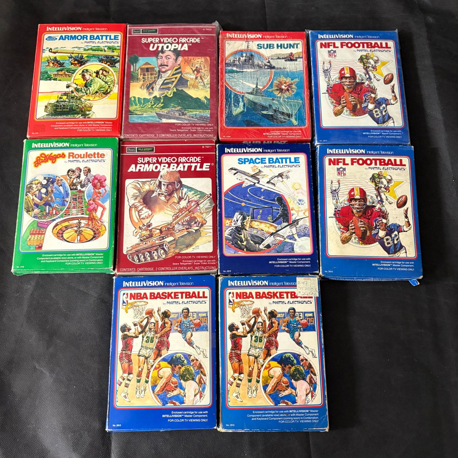 Intellivision Vintage Video Games CIB (1 of 6)