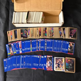 100s of Football and Basketball Cards,