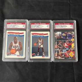 Graded Michael Jordan NBA Hoops Cards