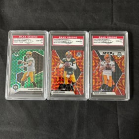 Graded Aaron Rodgers Football Cards Panini