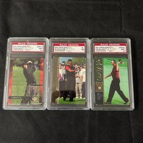 Graded Tiger Woods Upper Deck Golf Cards