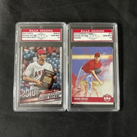 Graded 10s Shohei Ohtani Baseball Cards, Rookie
