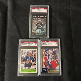 Graded Top Brady Football Cards